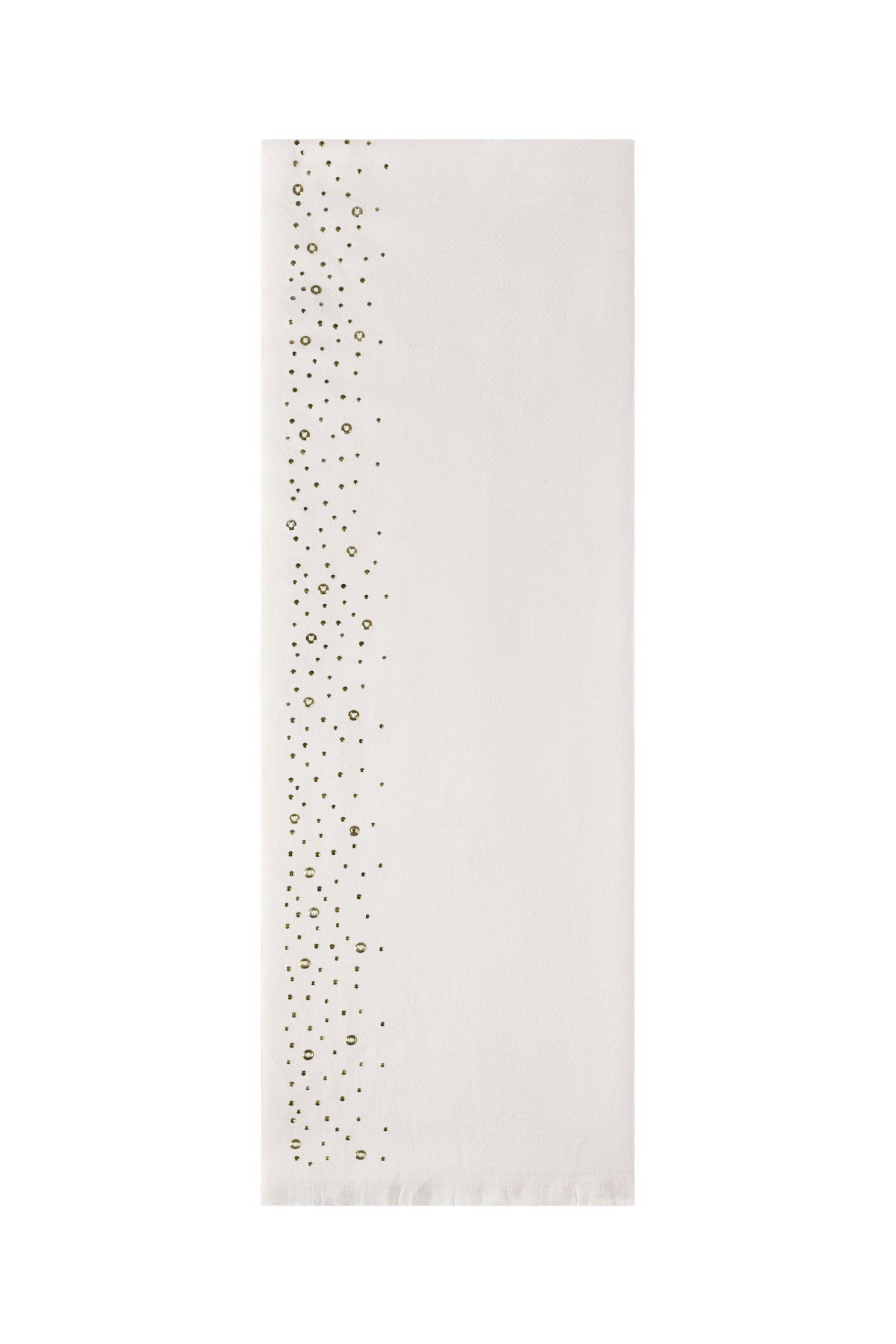 Winter scarf with stones