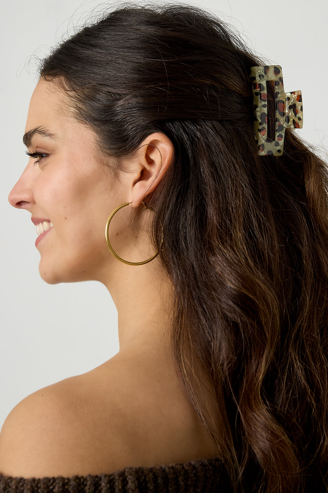 Hair Clips Leopard Print Acrylic Daily Accessories